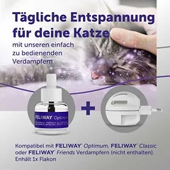 FELIWAY Optimum, FELIWAY Optimum 30 Tage Nachfüllflakon für den Pheromon Verdampfer, 48ml — 5 nuotrauka