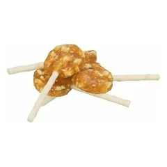 TRIXIE Denta Fun vištienos ir sūrio lazdelė – 10 cm dantų kramtukas, 20 g (pakuotė 50) — 4 nuotrauka