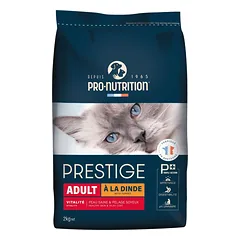 Pro-Nutrition Prestige Adult turkey sausas maistas suaugusioms katėms su kalakutiena 10 kg