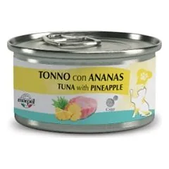 Marpet Chef Cat Tuna With Ananas drėgnas papildomas maistas suaugusioms katėms, konservai su tunu ir ananasais, 80 g