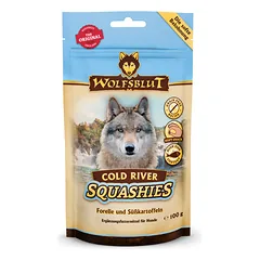 WOLFSBLUT Adult Cold River skanėstai šunims su upėtakiu, 100 g