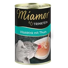 Miamor Trinkfein Vitaldrink geriamieji konservai SU TUNU katėms 135 ml