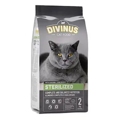 DIVINUS Cat Sterilized sterilizuotoms katėms 2 kg