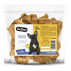 Hau&Miau Vištienos mazgai 500g parduotuvėje vetprekes.lt