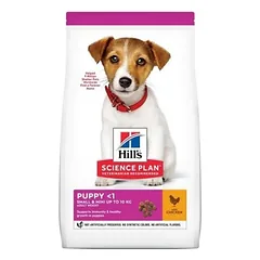 Hill's Science Plan Puppy Small & Mini Chicken sausas pašaras su vištiena šuniukams, 6 kg parduotuvėje petbaze.lt