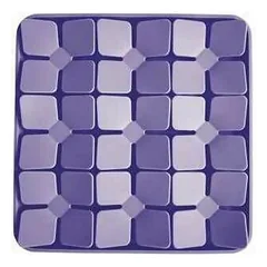 Square sniffing mat for dogs and cats Lilac 20,6 cm