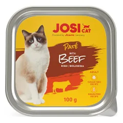 JosiCat Pate jautienos paštetas katėms, 100 g nuotrauka