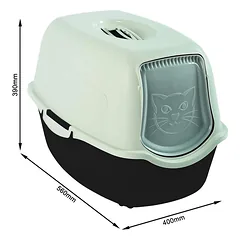 ROTHO ECO BAILEY kačių tualetas, juoda/smėlio sp. — 5 nuotrauka