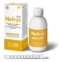 Nefrys 100ml pašaro papildas šunims ir katėms viršutinių šlapimo takų apsaugai
