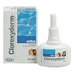 Clorexyderm OTO antiseptinis ausų valiklis šunims ir katėms 50ml