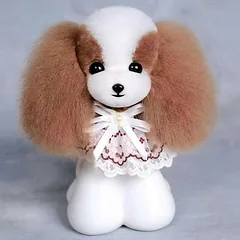 Mr. Jiang Teddy galvos plaukai - keičiama kailio dalis Teddy kirpimo galvai, ruda