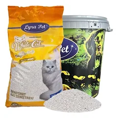 Lyra Pet® White Cat® bentonito grumstelinis kraikas katėms