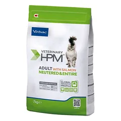 Virbac Veterinary HPM Adult su lašiša Neutered & Entire Cat, sausas maistas katėms, 5 - 9,9 kg — 2 nuotrauka