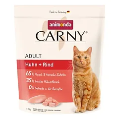 ANIMONDA Cat Carny Adult sausas kačių maistas su vištiena ir jautiena, 350 g