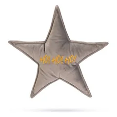 Designed by Lotte Hundespielzeug X-Mas Stern aus Samt grau