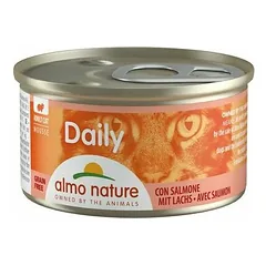 Almo Nature Daily Cat lengvas paštetas su lašiša, drėgnas maistas katėms 85 g — 3 nuotrauka