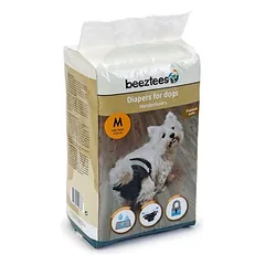 Beeztees sauskelnės šunims, juodos, Dideliems 26–45 kg — 3 nuotrauka