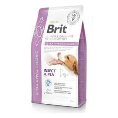 Brit GF Veterinary Diets Dog Ultra - Hypoallergenic sausas maistas šunims, turintiems jautrią virškinimo sistemą, 2 kg