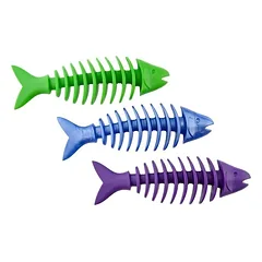 Žaislas šuniui – Guminė kvepianti žuvis dantų priežiūrai, 16 cm — 2 nuotrauka