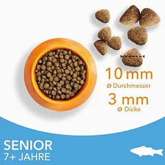 IAMS Advanced Nutrition Senior Cat 7+ su jūros žuvimi, sausas maistas katėms — 3 nuotrauka