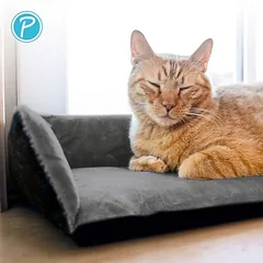 Petlando Windowchiller su apsauga nuo skersvėjo, guolis katėms, L 80 x B 35 x H 4 cm — 5 nuotrauka