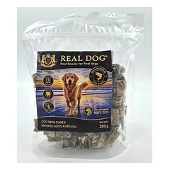 Real Dog Snacks Cod Skin Cubes 200 g — 2 nuotrauka