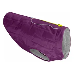 Kurgo Loft Jacket Violet/Grey - dvipusis vandeniui atsparus švarkas šunims, violetinės ir pilkos spalvos, Szara / S — 2 nuotrauka