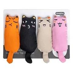 zooplus Basics žaislų katėms rinkinys Kitty su katžole, 4 vnt. — 3 nuotrauka