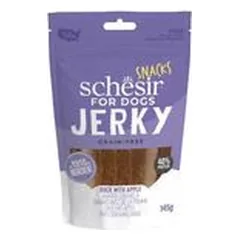 SCHESIR - Schesir Jerky - Ente & Apfel Leckerli für Hunde
