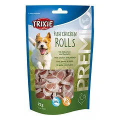 Trixie Chicken And Pollock Snack rings papildomas skanėstas šunims su vištienos ir polako mėsa, 75 g