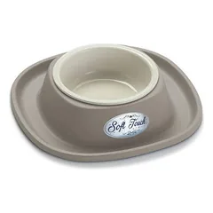 Georplast soft touch plastmasinis dubenėlis su neslystančiu pagrindu katėms ir šunims, įvairių spalvų, 20×3,5 cm — 5 nuotrauka