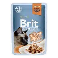 Brit Premium Delicate Turkey in Gravy konservai katėms kalakutienos filė padaže — 2 nuotrauka