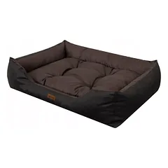 Šunų guolis Doggy Puffy, rudas, M dydis 67x54 cm — 2 nuotrauka
