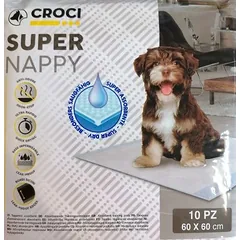 CROCI SUPER NAPPY Higieniniai paklotai 60x60cm