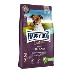 Happy Dog Mini Ireland visavertis pašaras mažų veislių suaugusiems šunims su triušiena ir lašiša, 4 kg — 2 nuotrauka