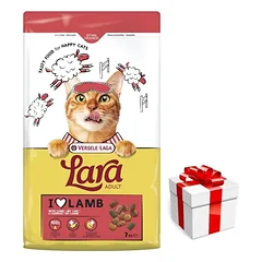 VERSELE-LAGA Lara Adult Lamb 7kg - Suaugusių kačių ėdalas su ėriena + Staigmena katei