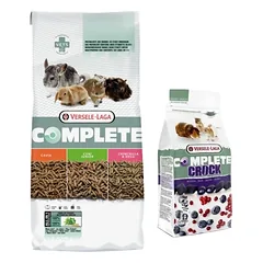 VERSELE-LAGA Cuni Junior Complete 8kg - ėdalas jauniems triušiams + Crock Complete Berry - uogų skanėstas triušiams ir graužikams 50g