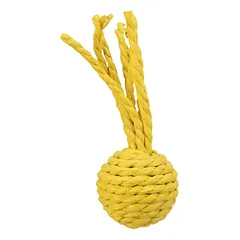Trixie žaislas katėms rattle ball su popierine virvele, ø 4 × 11 cm, 1 vnt. — 2 nuotrauka