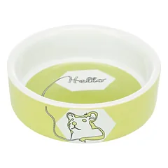 Trixie Hello Comic Hamster keraminis dubenėlis graužikams, 90 ml/ø 8 cm