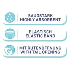 Sauskelnės šunims (kalytėms), 12 vnt., XS - S, 20 - 28 cm — 4 nuotrauka
