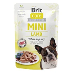 Brit Care Mini Lamb fillets in gravy drėgnas maistas mažų veislių šunims, 85 g