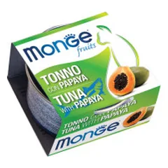 Monge Fruit konservai su tunu ir papaja katėms