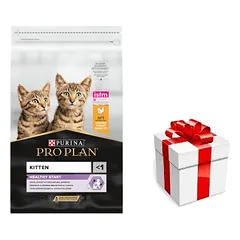 PRO PLAN Kitten Kitten Healthy Start kačiukų ėdalas su daug vištienos 10kgc + STAIGMENA KATEI