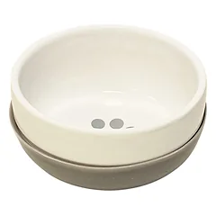 Nobby dubenėlis šuniui SHAPE keramikinis baltas+pilkas 550 ml