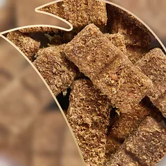 DELICKCIOUS ore džiovinti skanėstai su jautiena ir moliūgais suaugusiems šunims, 80 g — 4 nuotrauka