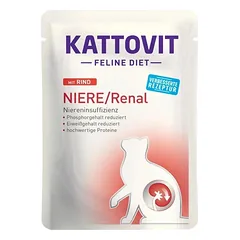 Kattovit Niere/Renal beef 12x85g paketėlis