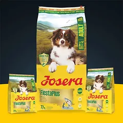 Josera FiestaPlus sausas pašaras šunims, lašiša 12,5kg
