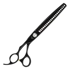 Geib Black Pearl Lefty Chunker 7.5 - 7.5 vienpusės retinimo žirklės kairiarankiams, 21 dantis