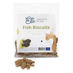 ELI Žuvies sausainiukai 80 g, skanėstas šunims
