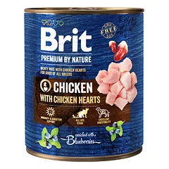 Brit Premium by Nature kons. šunims Chicken with Hearts